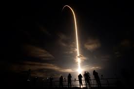 This was the eighth launch and landing of this falcon 9 first . Spacex Launches 3rd Crew With Recycled Rocket And Capsule