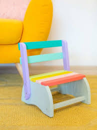 12 Diy Step Stool Designs You Can Make Baby Chairs Diy Diy Kids Chair Diy Kids Furniture