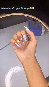 Pin On Blue Nails