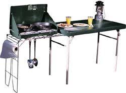 Lifetime 8190 Portable Camp Table Stove Rack Camping Portable Picnic Table Camping Table Folding Camping Table