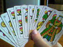 To determine who deals first, the deck is shuffled and cut, and each player draws a card. Conquian Wikipedia