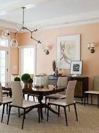 Soft Peach Color Walls For Sophisticated Interior Look Dining Room Paint Colors Dining Room Colors Peach Living Rooms