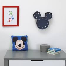 This mickey mouse 10 light string lights from kurt adler is a fun and festive addition to any holiday décor! Disney Mickey Mouse Kids Marquee Light Walmart Com Walmart Com