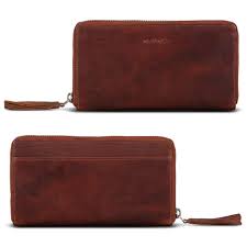 Prettynuo geldbörse damen leder gross, damen geldbeutel große kapazität, elegant damen portemonnaie, lang damen portmonee leder mit handyfach grau. Royalz Vintage Leder Portemonnaie Damen Gross Kaufland De