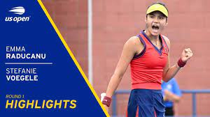 Emma răducanu, cadou pentru simona halep. Emma Raducanu Vs Stefanie Voegele Highlights 2021 Us Open Round 1 Youtube