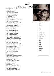 En attendant l'arrivée du printemps, isos accessibilité vous invite à chanter a la faveur de l'automne avec tété… Chanson Tete A La Faveur De L Automne Francais Fle Fiches Pedagogiques