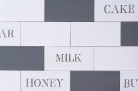 Abgerundete kanten sorgen für look; Metro Fliese Gewellt Dekor Kuche 10x20 Diefliesen Com