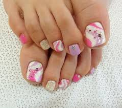 Glittery nail designs, animal prints, ladybug and minnie mouse nail designs for toenails! 17 Cute Easy Toenail Designs For Summer Flawlessend