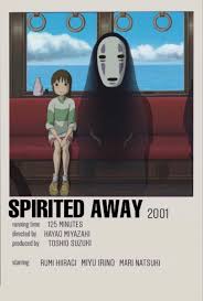 Spirited Away Movie Print In 2020 Anime Films Classic Films Posters Movie Posters Minimalist