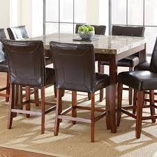 Cinnamon and espresso 30 in. Montibello Square Counter Height Dining Table By Steve Silver