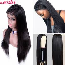 If you are wearing straight hair and want a short hairstyle for your round face, then the short hairstyle is the ideal choice. Best Quality Straight Hair 180 Density Full Lace Wigs Real Human Hair Wigs For Black Women West Kiss Hair