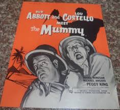 ABBOTT and COSTELLO Meet the MUMMY (1955) Original English Trade Ad - Etsy
