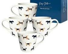 Afternoon Tea dog mug ceramicの画像