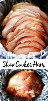 Wondering How To Make Slow Cooker Ham It S The Easiest Way To Cook A Smoked Bone In Ham And It Tu Slow Cooker Ham Slow Cooker Ham Recipes Ham Recipes Crockpot