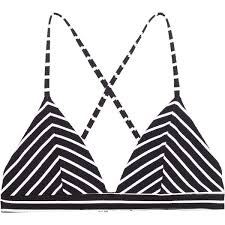 Black And White Striped Swimsuit Top Pin On Cute Clothing Items
