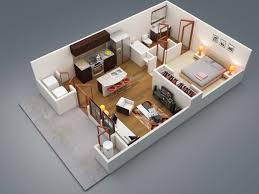 50 One 1 Bedroom Apartment House Plans One Bedroom House Apartment Floor Plans 1 Bedroom House