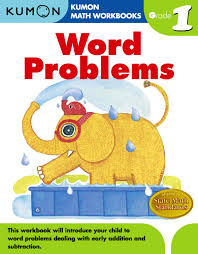 Exercises use visual illustrations before moving on to problems with illustrations and questions that are only written. Word Problems Grade 1 Kumon Math Workbooks Kumon Publishing 9781934968413 Amazon Com Books