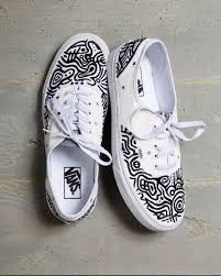 Black And White Custom Vans Slip Ons Shoes By 2018 Vans Custom Culture Ambassador Bahari Custom Vans Shoes Artsy Shoes Painted Shoes Diy