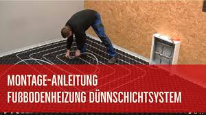 Selfio Fussbodenheizung Dunnschichtsystem Verlegen Ideal Fur Altbau Dank Minimaler Aufbauhohe Youtube