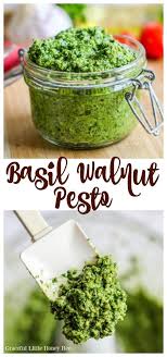 Basil Walnut Pesto Recipe Basil Walnut Pesto Walnut Pesto Pesto Recipe