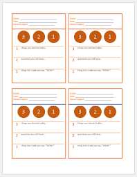 15 exit ticket templates for teachers word excel templates