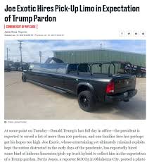 Big cat businessman joe exotic is stuck in captivity after formally requesting a pardon from the tiger king star not only had a limousine primed and ready to take him to get a mcrib at. Best 30 Joe Exotic 2024 Fun On 9gag