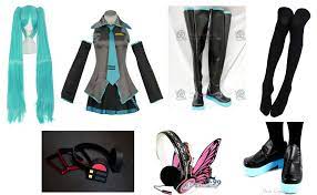 Make Your Own Hatsune Miku Costume Hatsune Miku Costume Miku Hatsune Cosplay Hatsune Miku