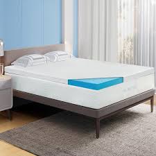 Maybe you would like to learn more about one of these? Buy Subrtex Gel Infused Memory Foam Mattress Topper With Breathable Fitted Cover 2 Inch King Online In Canada 277668978