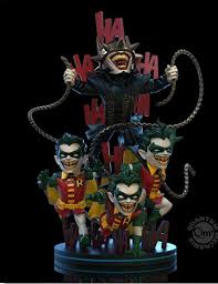 Er wordt vooral gefocust op hoofdfiguren en belangrijke nevenpersonages die meer dan eens in de albums terugkeren, teneinde de lijst overzichtelijk te houden. Dc Comics Figurine Q Fig Max Elite The Batman Who Laughs