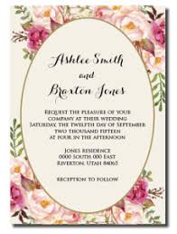 Affordable Wedding Invitations 5 One Sided Flower Wedding Invitation Wedding Invitation Samples Fun Wedding Invitations