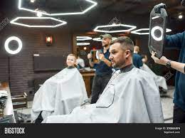 Check spelling or type a new query. Look Here Two Barbers Image Photo Free Trial Bigstock