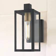 Modern Outdoor Wall Light Black 11 75 Inches Tall At Destination Lighting Modern Outdoor Wall Lighting Exterior Light Fixtures Exterior Wall Light