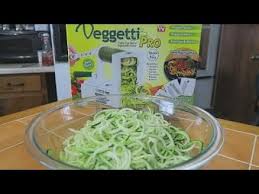 Begin by trimming off the ends of the zucchini. Veggetti Pro Tutorial Zucchini Noodles In A Creamy Tomato Sauce Recipe Episode 203 Youtube