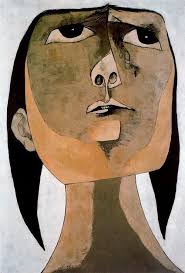 Homenaje A Tania N 2 1969 Oswaldo Guayasamin Quito Ecuador Art Portrait Art Face Art