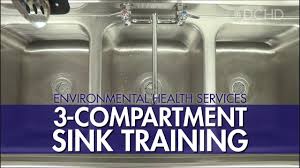 3 compartment sink youtube