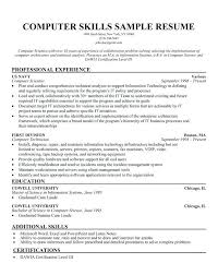 Professional Skills Resume Resume Sample Nanny Caregiver Resume ...