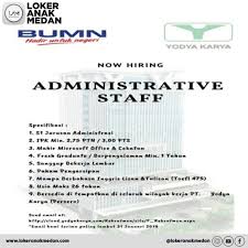 We did not find results for: Lowongan Bumn Pt Yodya Karya Persero 2019 Loker Medan Loker Anak Medan