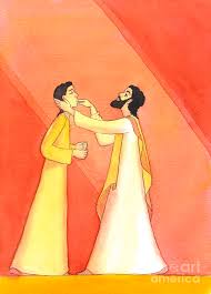 39+ jesus heals coloring pages for printing and coloring. Jesus Heals The Deaf Man As He Raises His Eyes To Heaven In Prayer Painting By Elizabeth Wang