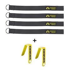 Squat Rack Straps And Chart Hooks Compatible With Crossover
