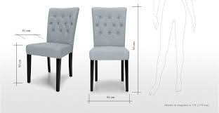 Pair Of Flynn Dining Chairs In Persian Grey Made Com Esszimmerstuhl Esszimmerstuhle Esszimmer Weiss