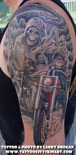 Running From The Reaper Erkek Dovmeleri Tattoo Dovme