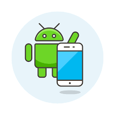 Icon shown indicates the battery is fully charged. Android Phone Free Vector Icon Iconbolt