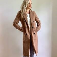Size 50, m length 90.5 cm shoulders 50 pit to pit 60 cm. Pochivka Spomeni Dush Double Breasted Coat Boohoo Greenwirecommunications Com