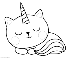 41 cutest unicorn cat coloring pages free artsy pretty plants