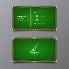 The home of snooker on bbc sport online. Free Vector Snooker Business Card