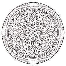 Le coloriage mandala fleur à imprimer gratuitement peut être colorié avec vos crayons ou feutres de couleurs. Mandala Fleur 100 Mandalas Zen Anti Stress