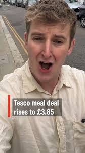 Hungry? You may need to think again, after Tesco has increased the price of  its meal deal to £3. 85. The supermarket will now be the third most  expensive