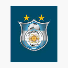 Asimismo, los dos cuernos de la abundancia. Poster Escudo De Futbol De Argentina Para La Copa Mundial De Apoyo De Fermo Redbubble