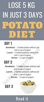 Potato Diet You Can Lose Up To 5 Kg In 3 Days Slăbire