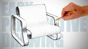 how to draw a modern chair easy perspective drawing 14 perspective drawing 1 point perspective drawing perspective drawing architecture
